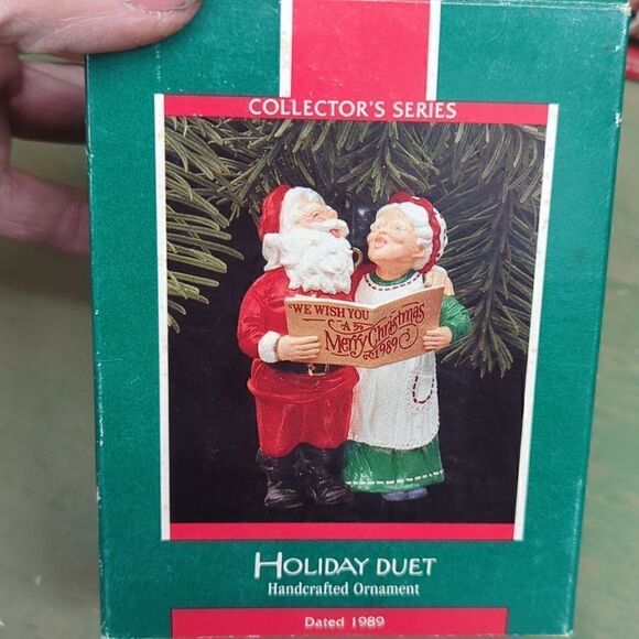 Mr. and Mrs. Claus series holiday duet 1989 - Picture 1 of 5